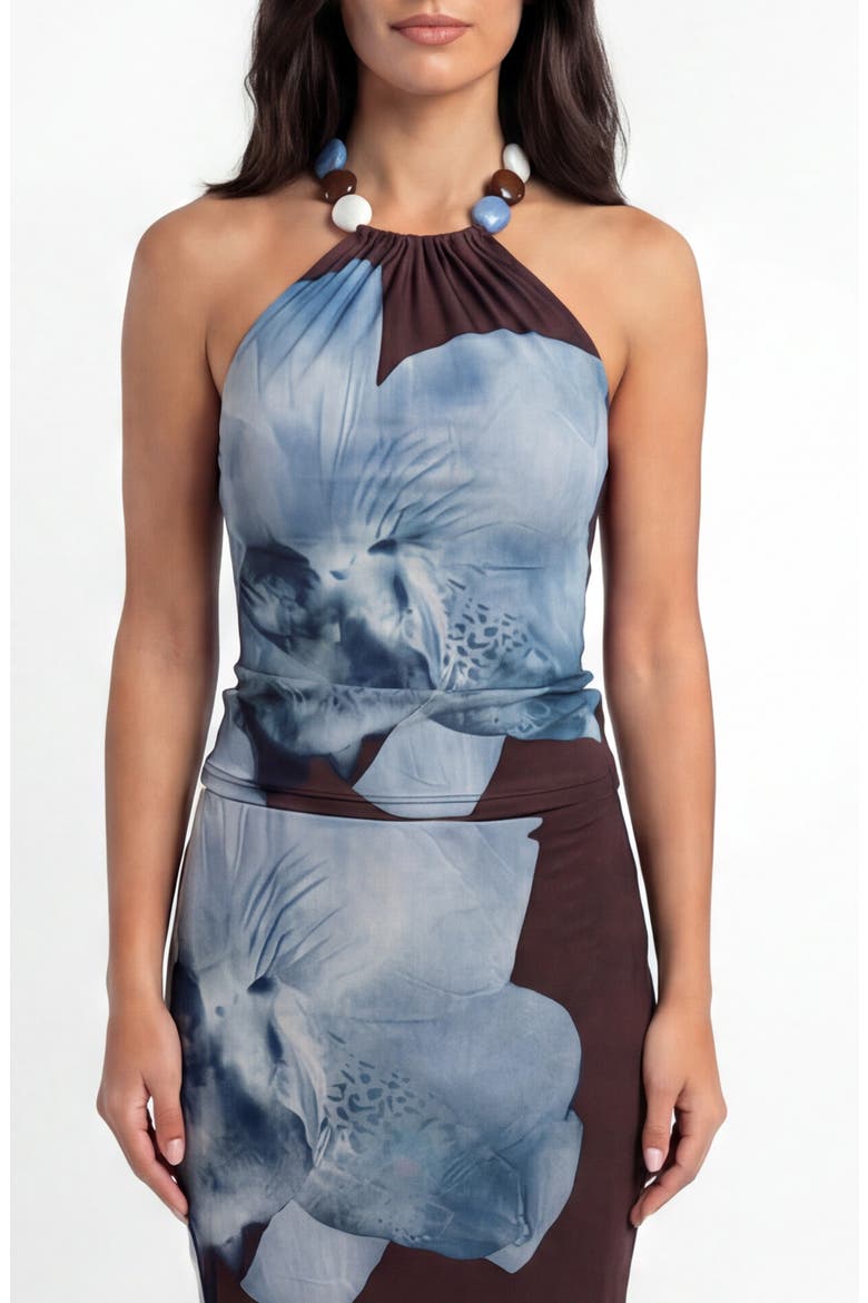 Riviera Floral Halter Top, Main, color, RIVIERA FLORAL