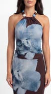 BY DESIGN Riviera Floral Halter Top