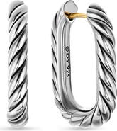 David Yurman DY Madison® Cable Hoop Earrings in Sterling Silver, 24.3mm