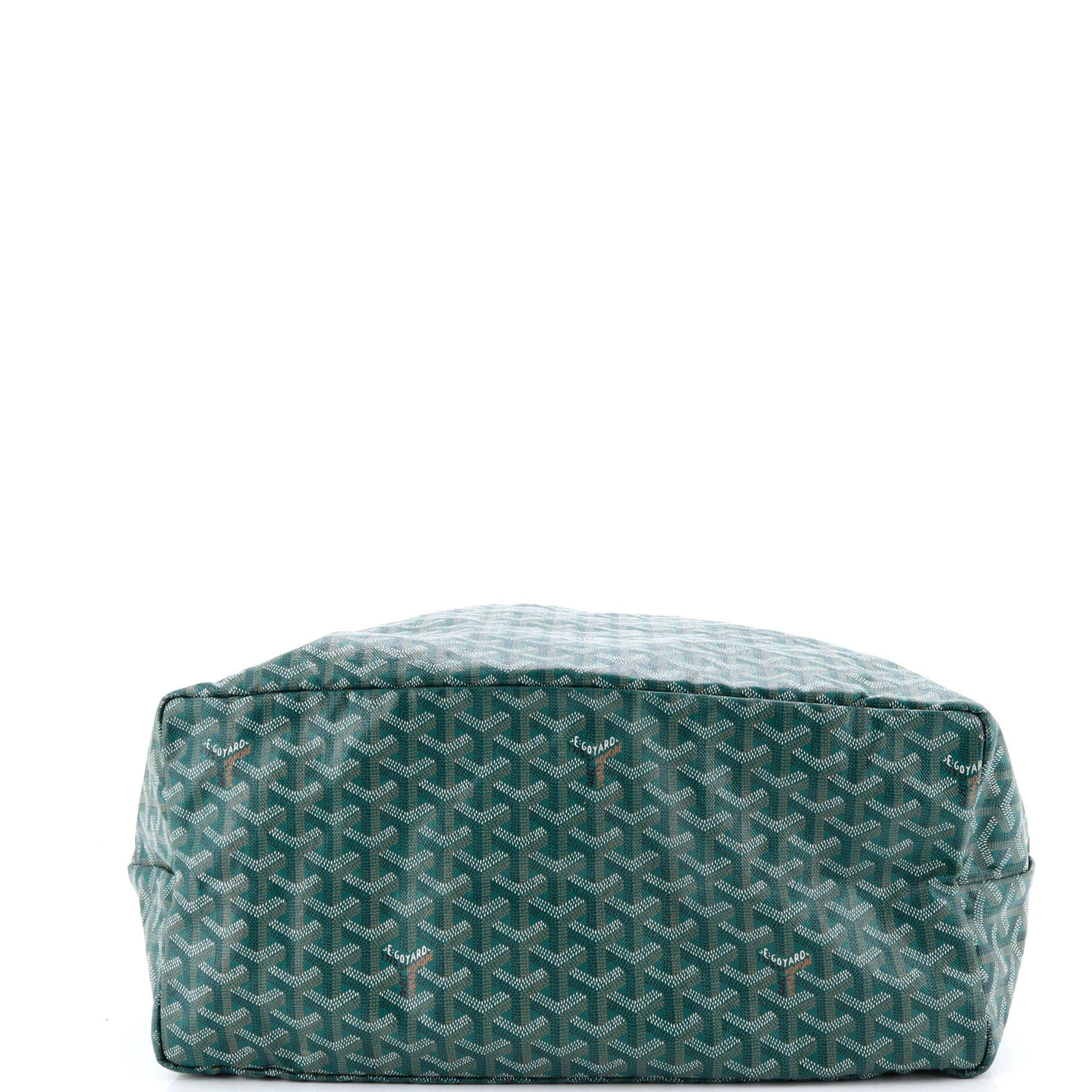 Pre-Owned Goyard Saint Louis Tote Coated Canvas GM, Alternate, color, Green