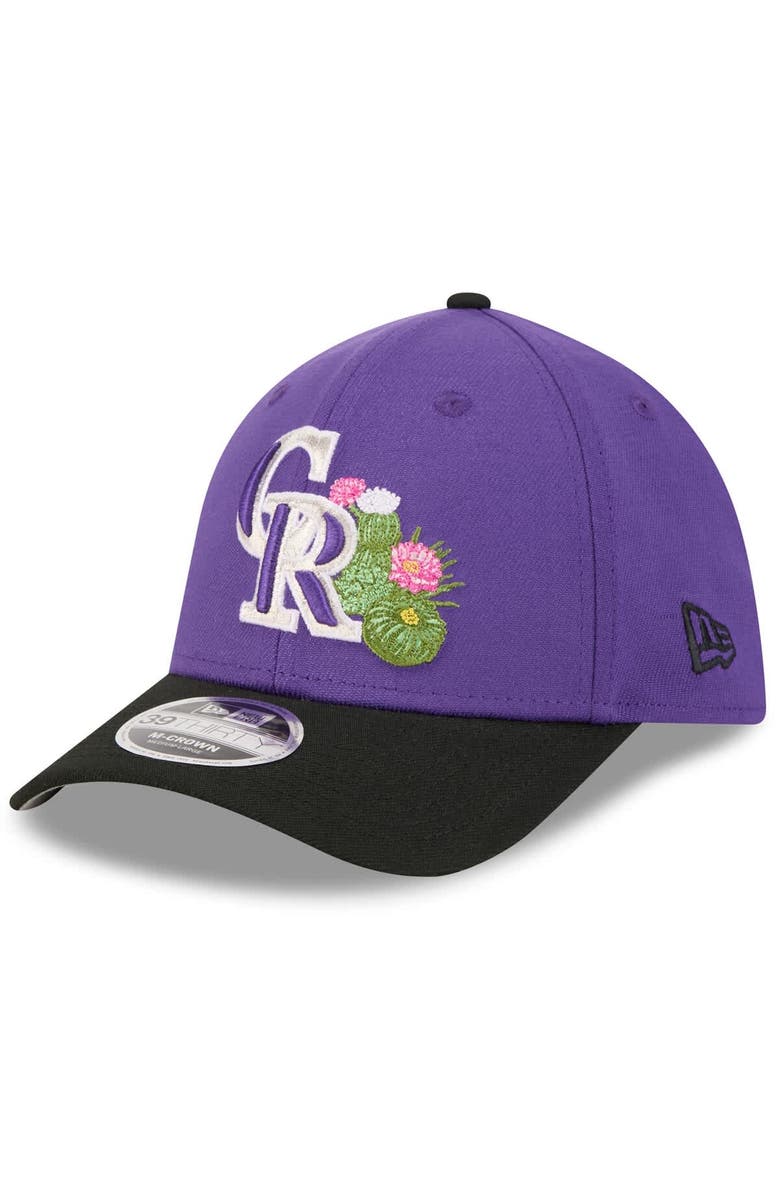 New Era Men's New Era  Purple/Black Colorado Rockies 2026 Spring Training M-Crown 39THIRTY Flex Hat, Alternate, color, 