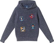 Andy & Evan Kids' Hooded Patches Sweater