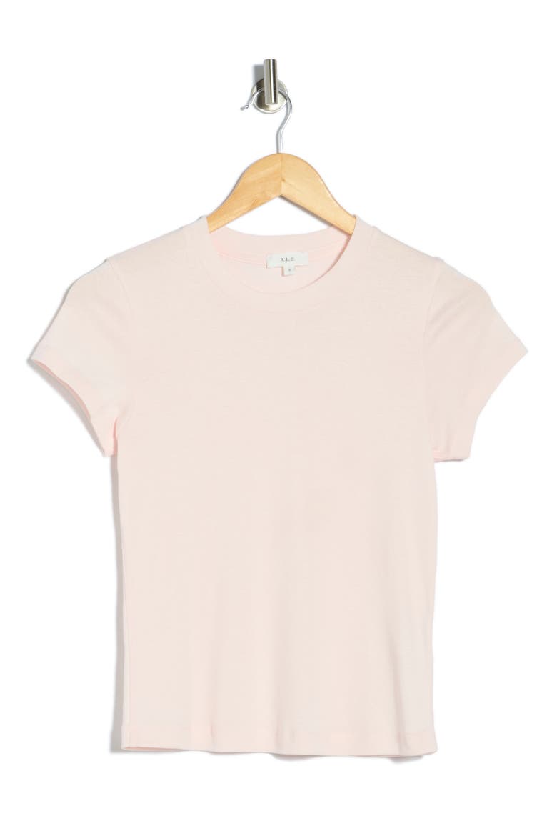 Avery Cotton T-Shirt, Alternate, color, OPAL