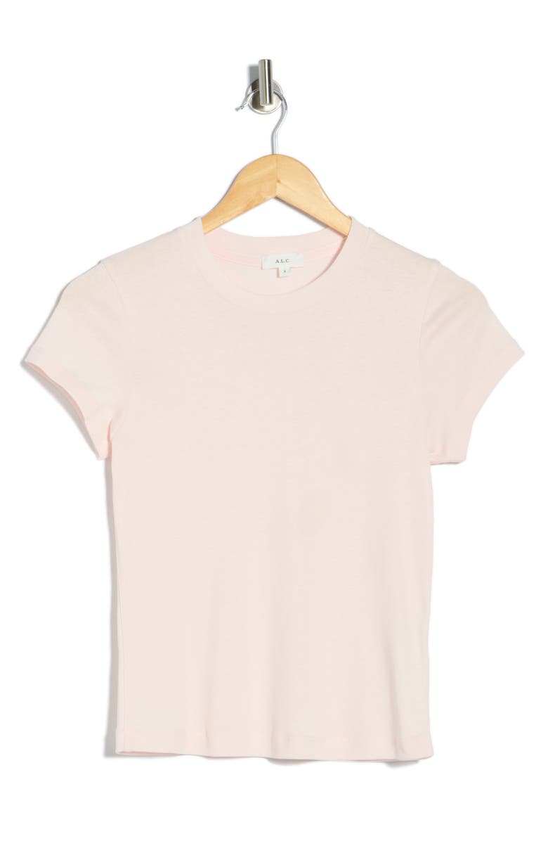 A.L.C. Avery Cotton T-Shirt, Main, color, Opal