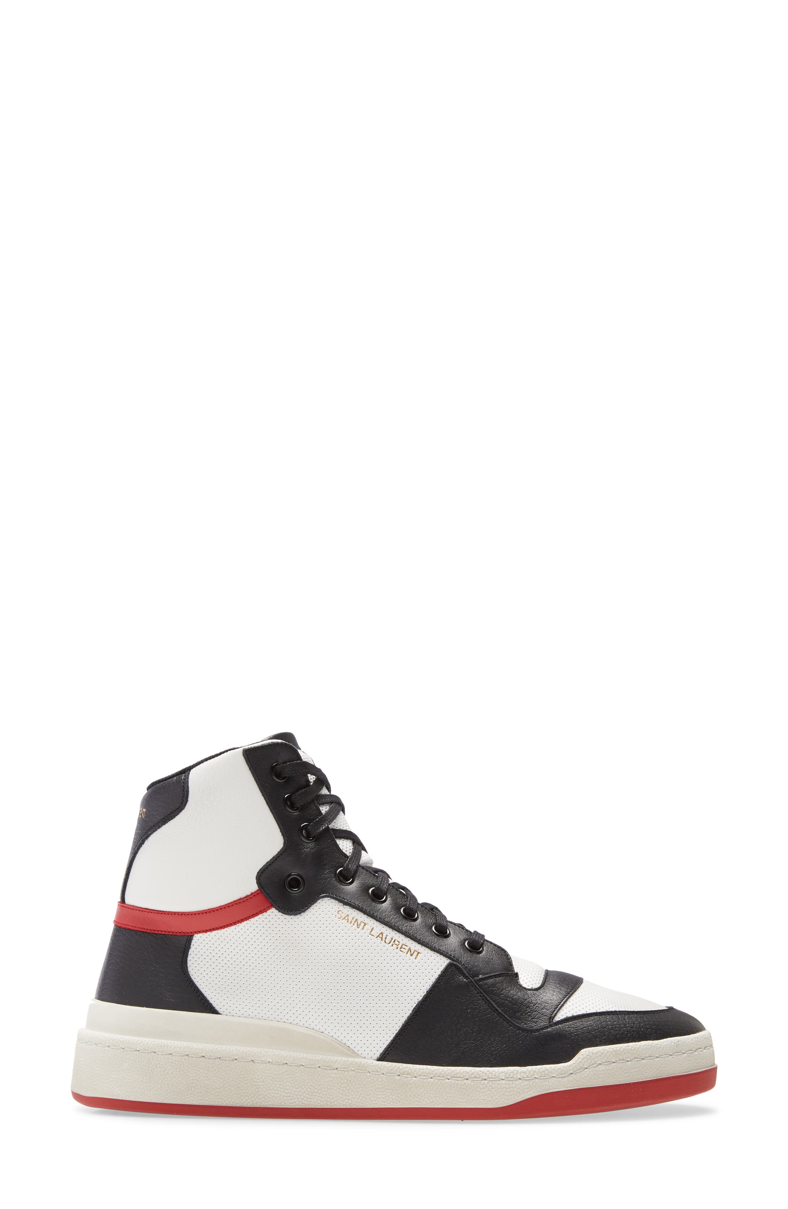 Saint Laurent SL24 High Top Sneaker, Alternate, color, 