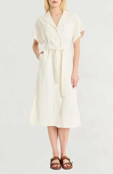 Luxely Stripe Shirtdress
