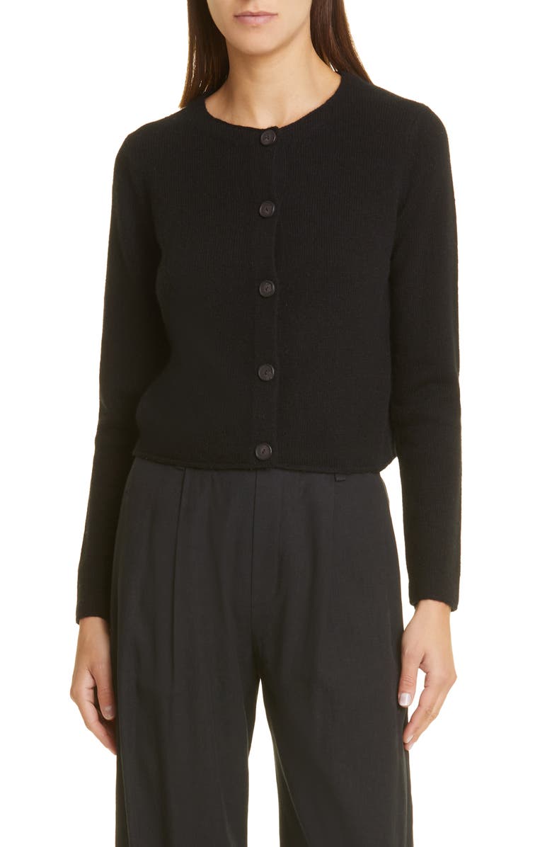 Vince Crewneck Wool & Cashmere Cardigan, Main, color,