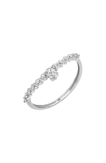Carriere Jewelry Carrière Jewelry Diamond Band Ring In 14k White Gold