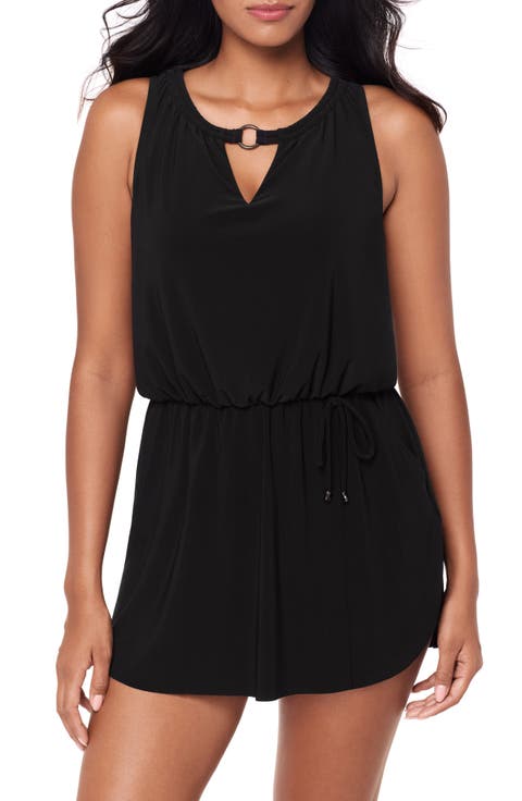 Effie Sleeveless Blouson Skirted Shaping One-Piece Swimsuit
