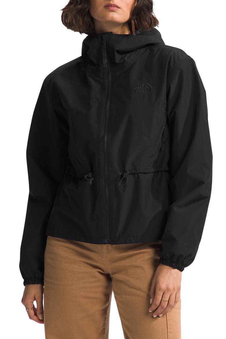 Daybreak Water Repellent Hooded Jacket, Main, color, TNF BLACK
