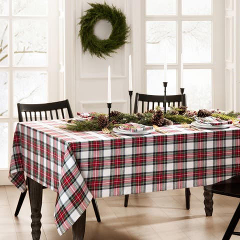 Christmas Classic Holiday Plaid Tablecloth