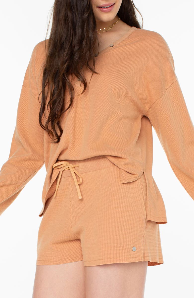 Roxy Weekend Story Long Sleeve Cotton Blend Henley, Alternate, color, 