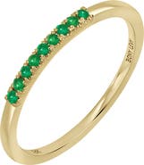 Bony Levy El Mar Emerald Stacking Ring