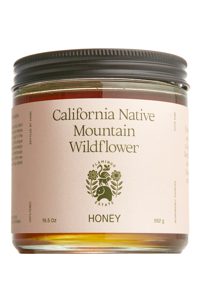 California Native Mountain Wildflower Honey, Main, color, GREEN