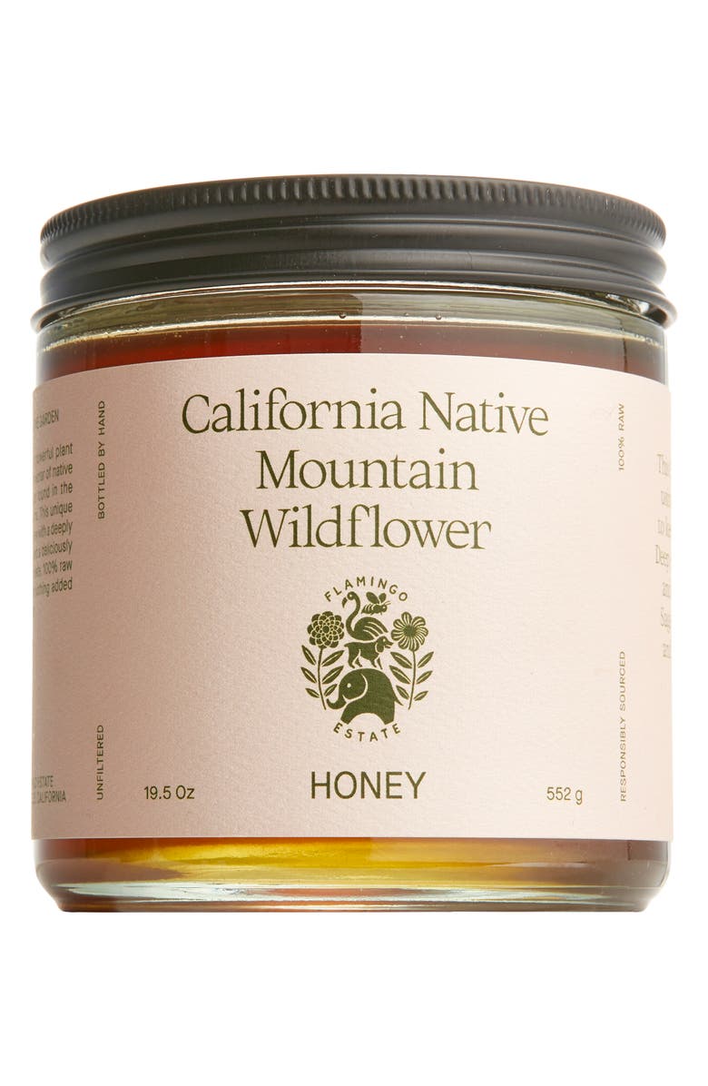FLAMINGO ESTATE California Native Mountain Wildflower Honey, Main, color, Green