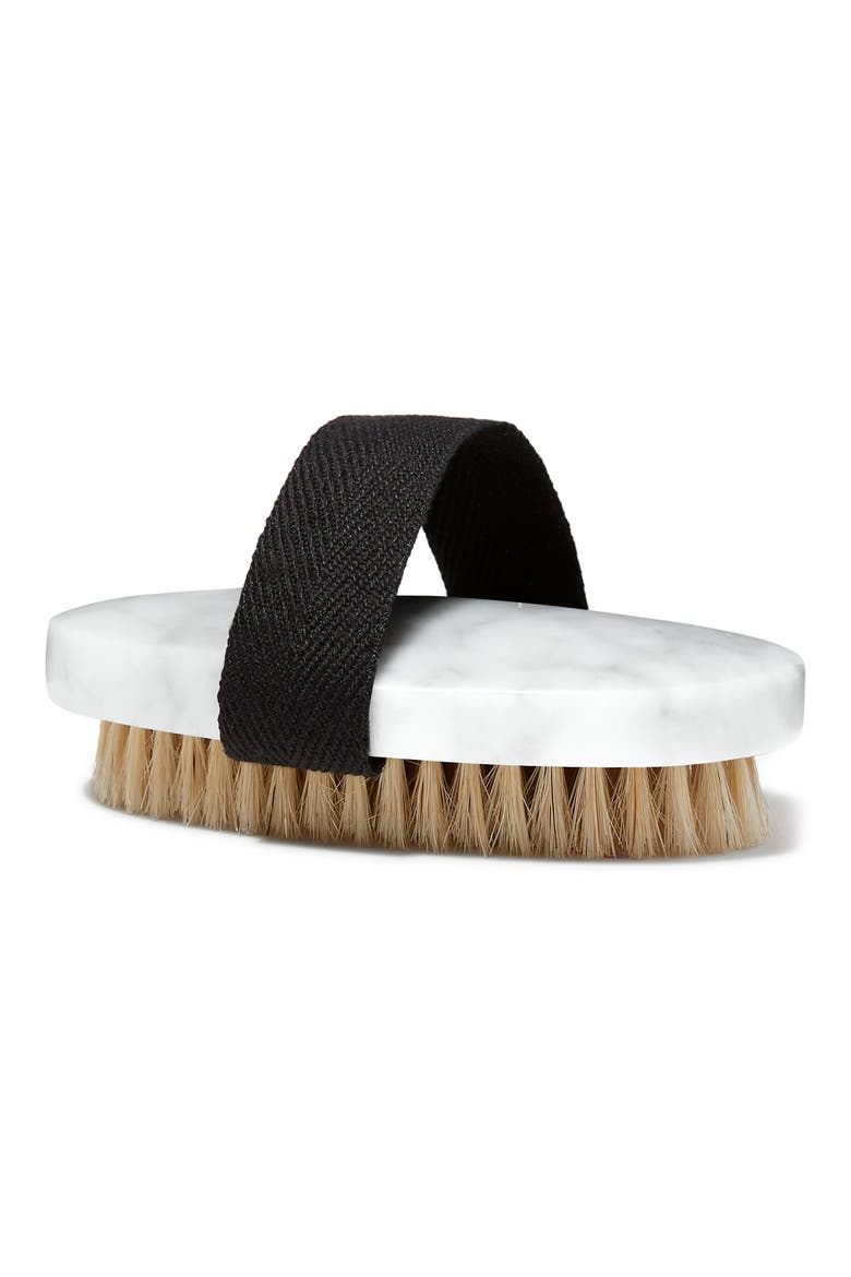 Marble Body Brush™, Main, color, WHITE