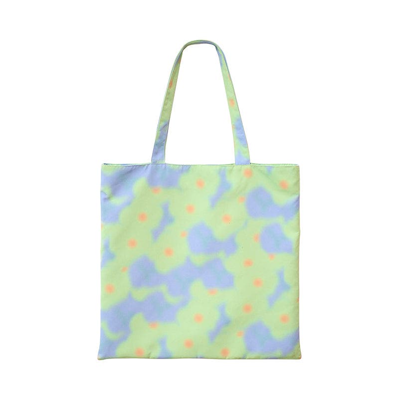 Lost Pattern NYC "Day Dream" Tote Bag, Main, color, Aqua Green