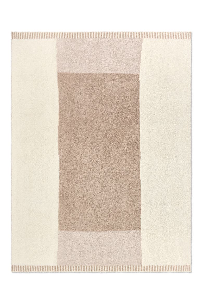 Cova Center Stripe CozyChic® Throw Blanket, Main, color, STONE MULTI