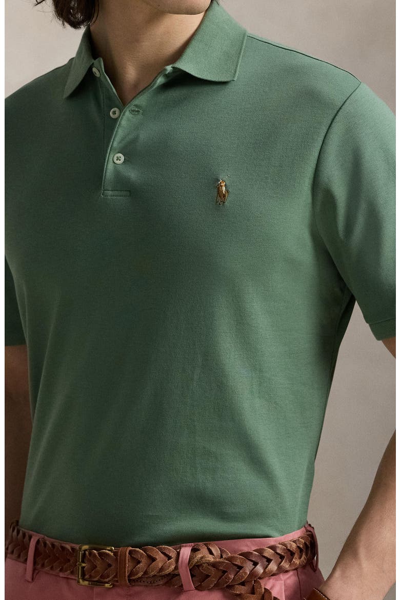 Classic Fit Cotton Polo, Alternate, color, FATIGUE
