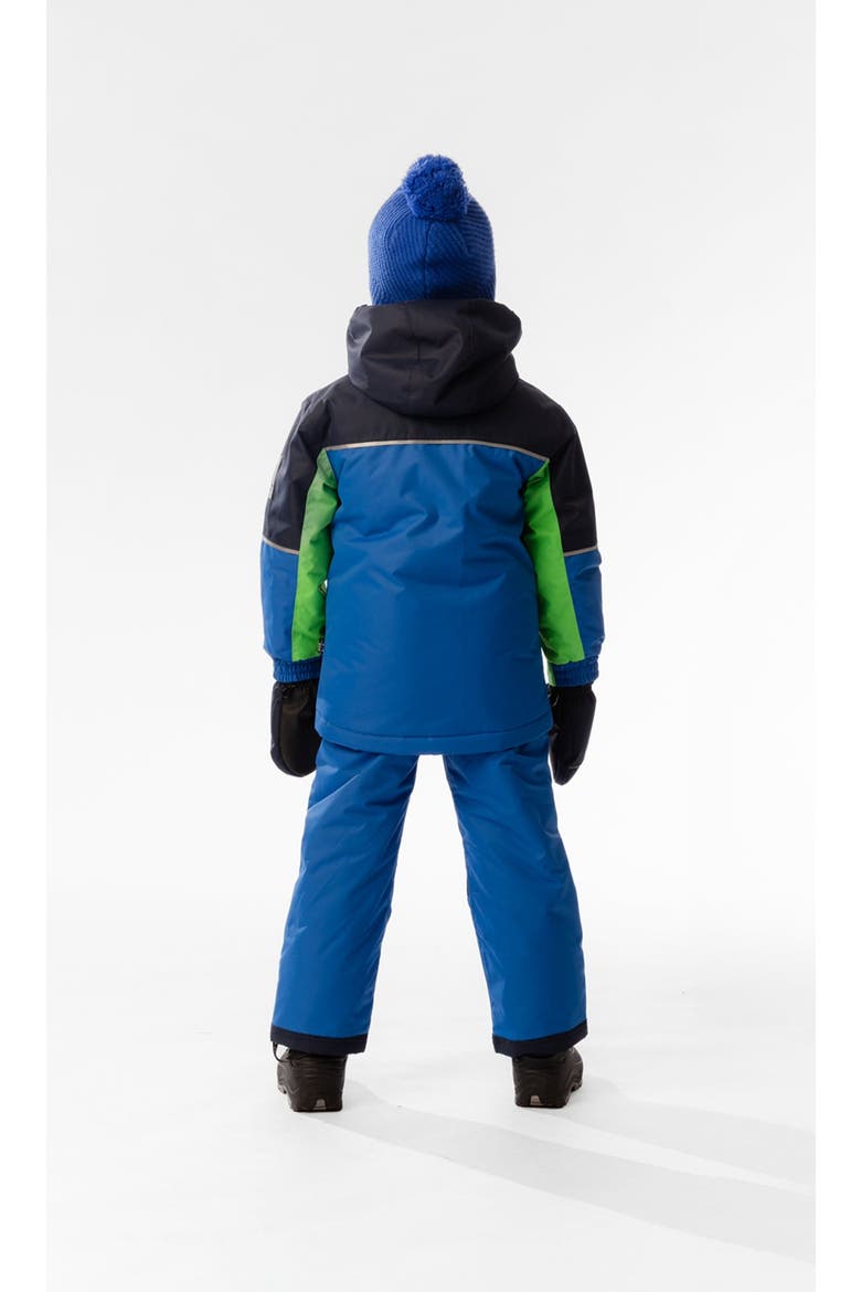 Chill Lightweight Jacket & Foot Strap Pants Two Piece Snowsuit, Alternate, color, Royal Blue and Green