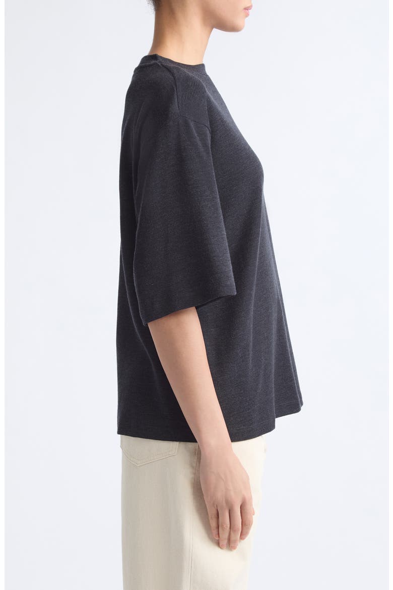 Oversize Merino Wool T-Shirt, Alternate, color, ANTHRACITE MELANGE