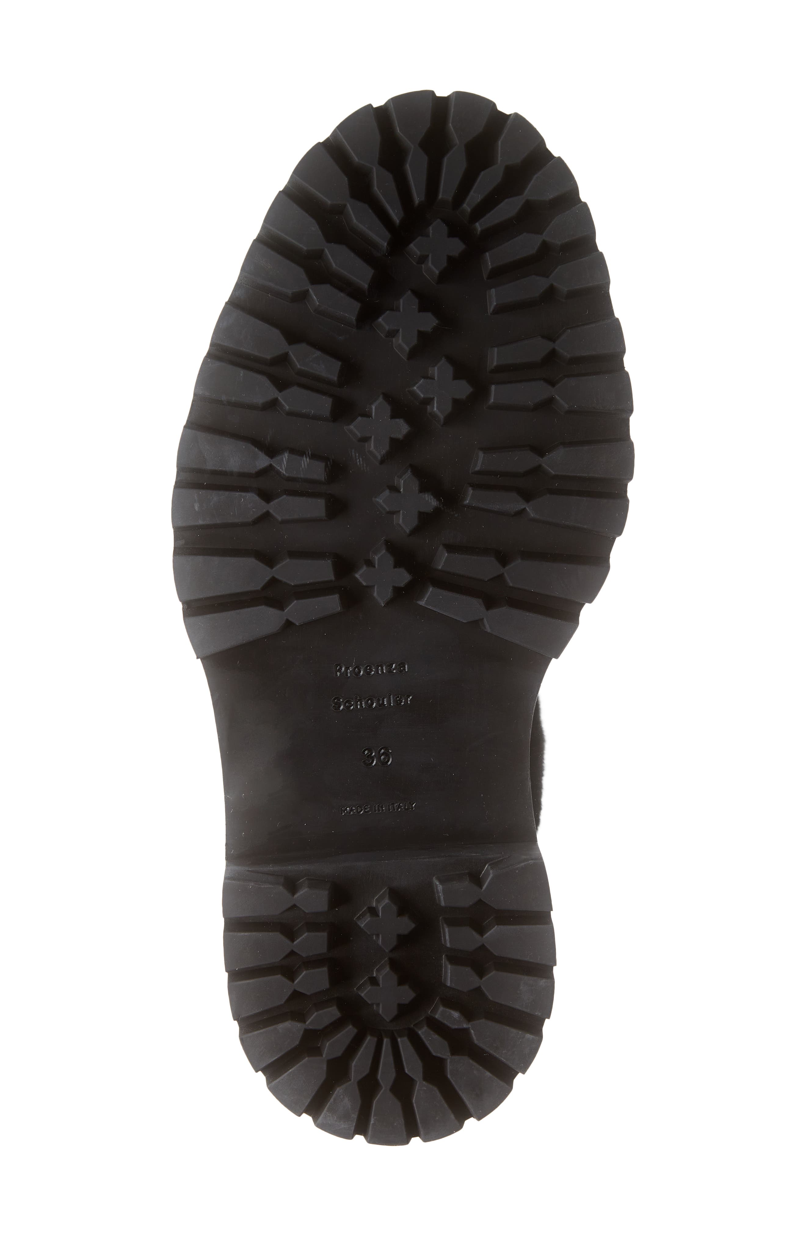 Proenza Schouler Genuine Shearling Lined Boot, Alternate, color, 
