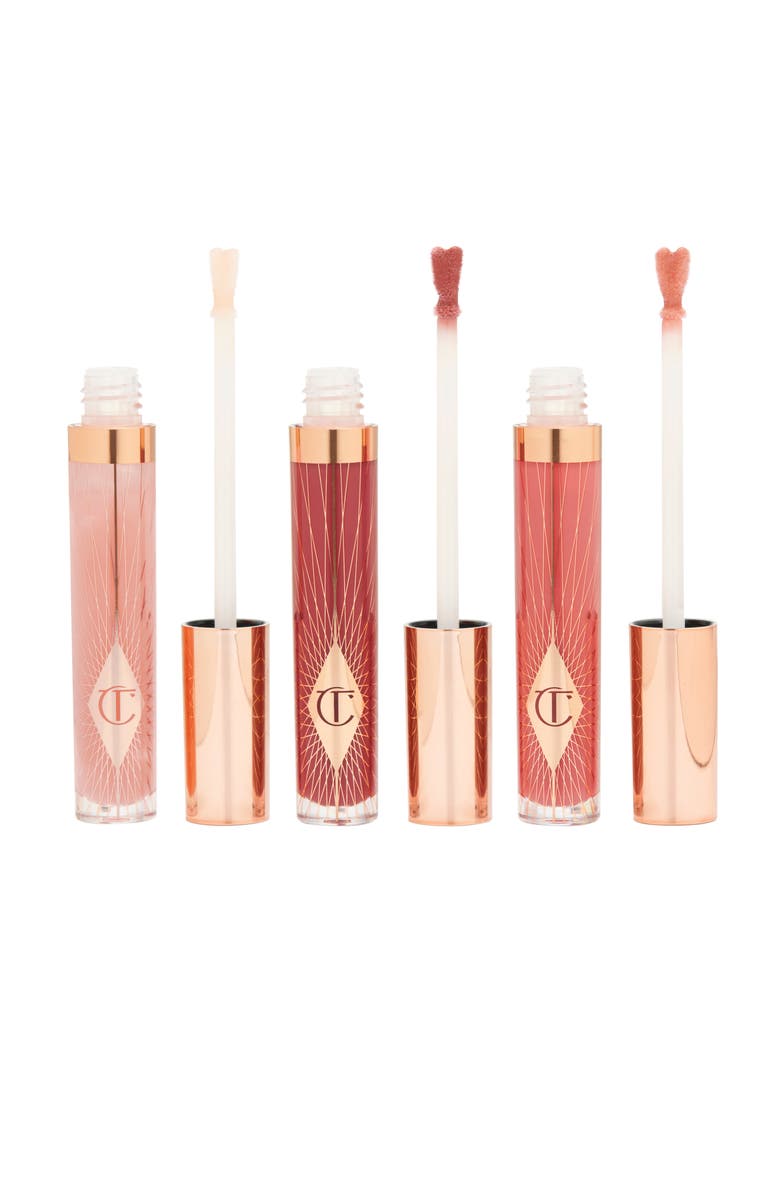 Charlotte Tilbury Collagen Lip Gloss with Pillow Talk Set $105 Value, Alternate, color,