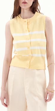 DELUC Mykonos Stripe Knit Vest