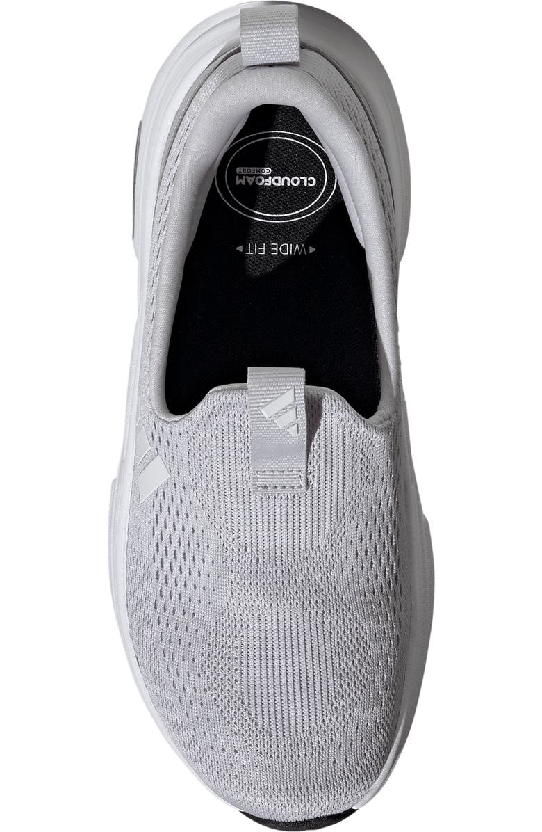 adidas Cloudfoam Cuxxion Slip-On Sneaker, Alternate, color, Grey/ White/ Core Black