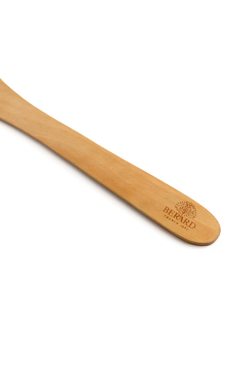 Contour Olive Wood Curved Spatula, 12-Inch, Alternate, color, Brown