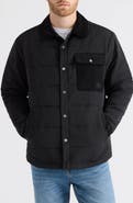Scotch & Soda Davie Mixed Media Quilted Shirt Jacket