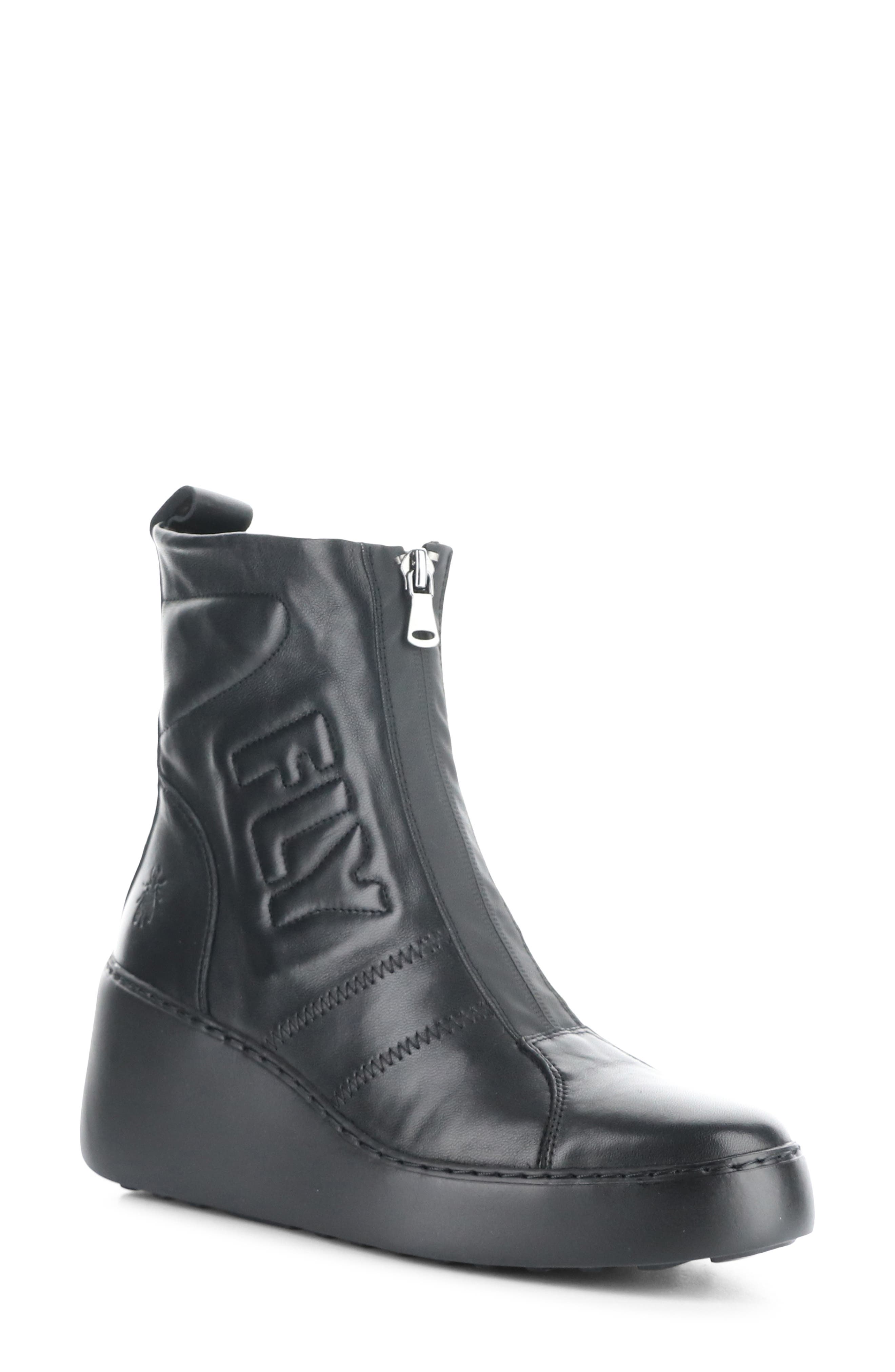 Fly London Drim Platform Wedge Bootie, Main, color, 