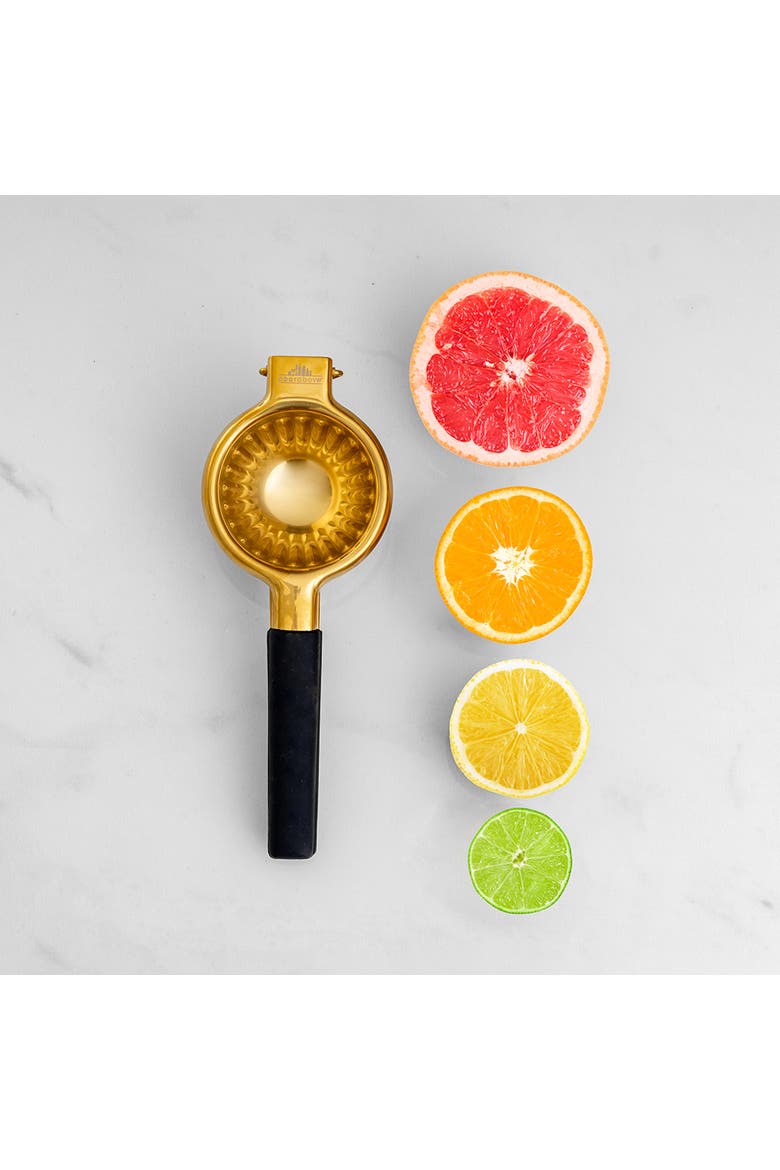 Gold Citrus Juicer, Alternate, color, Gold