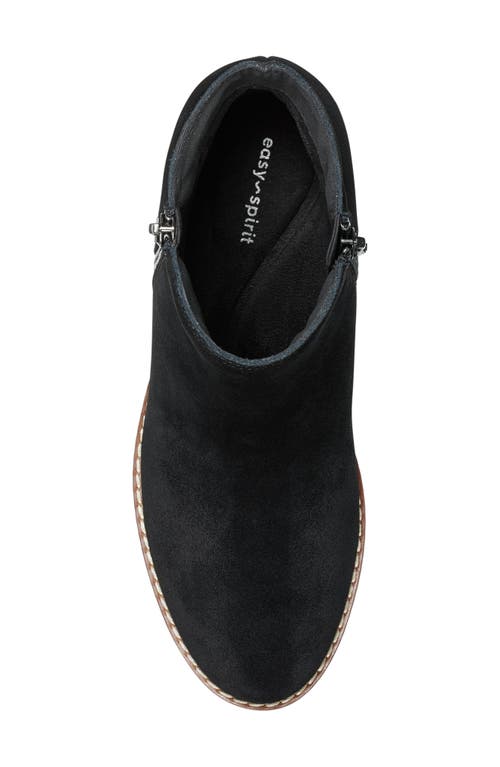 Easy Spirit Sejayda Wedge Heel Bootie In Black