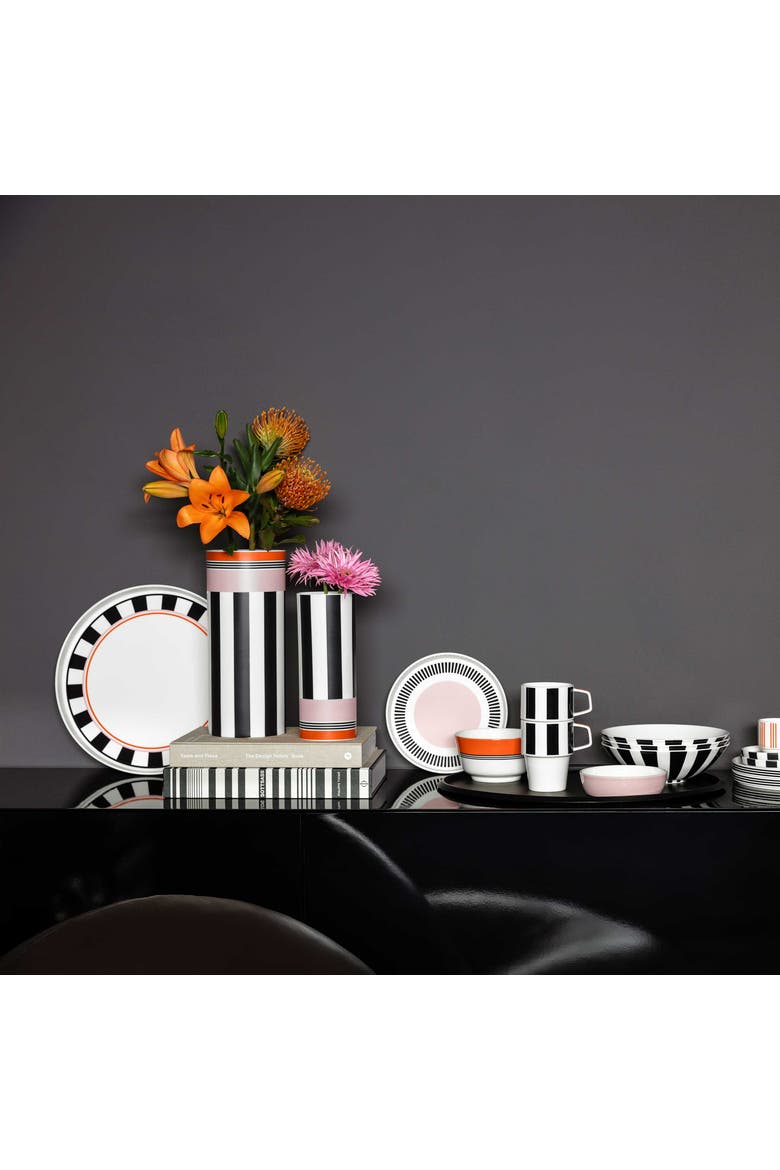 Memphis Home Vase Large, Alternate, color, White