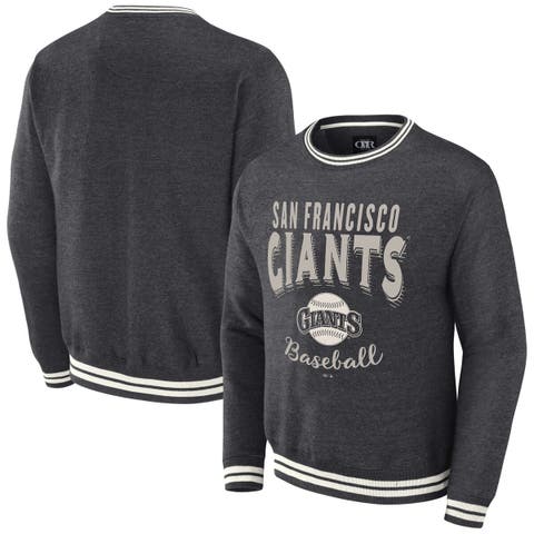Men's Darius Rucker Collection by Fanatics  Heather Charcoal San Francisco Giants Vintage Pullover Sweatshirt