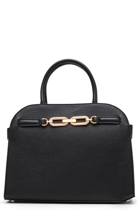 Medium Curved Satchel Bag