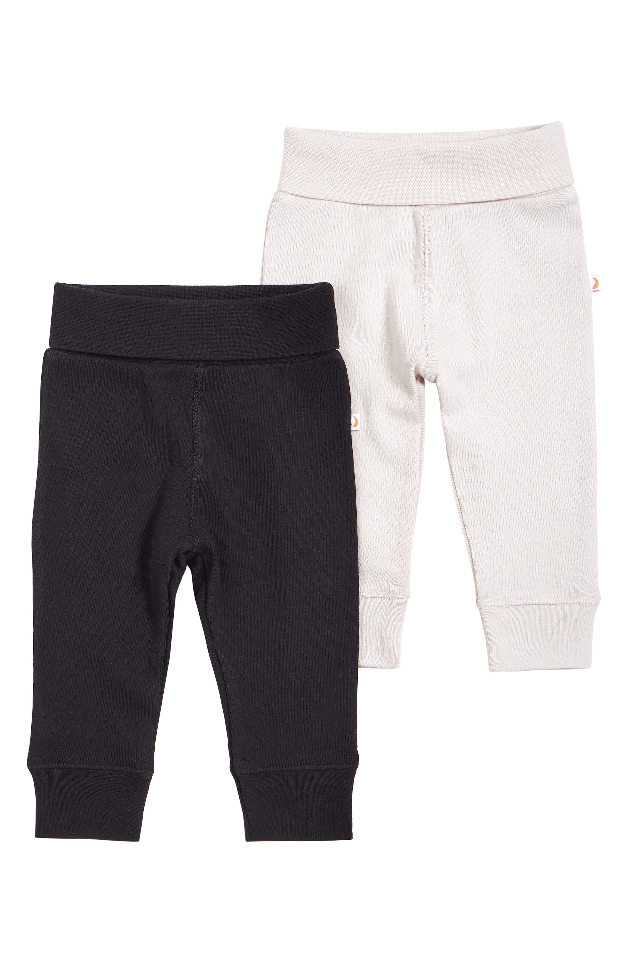 Petit Lem 2-Pack Foldover Cotton Pants