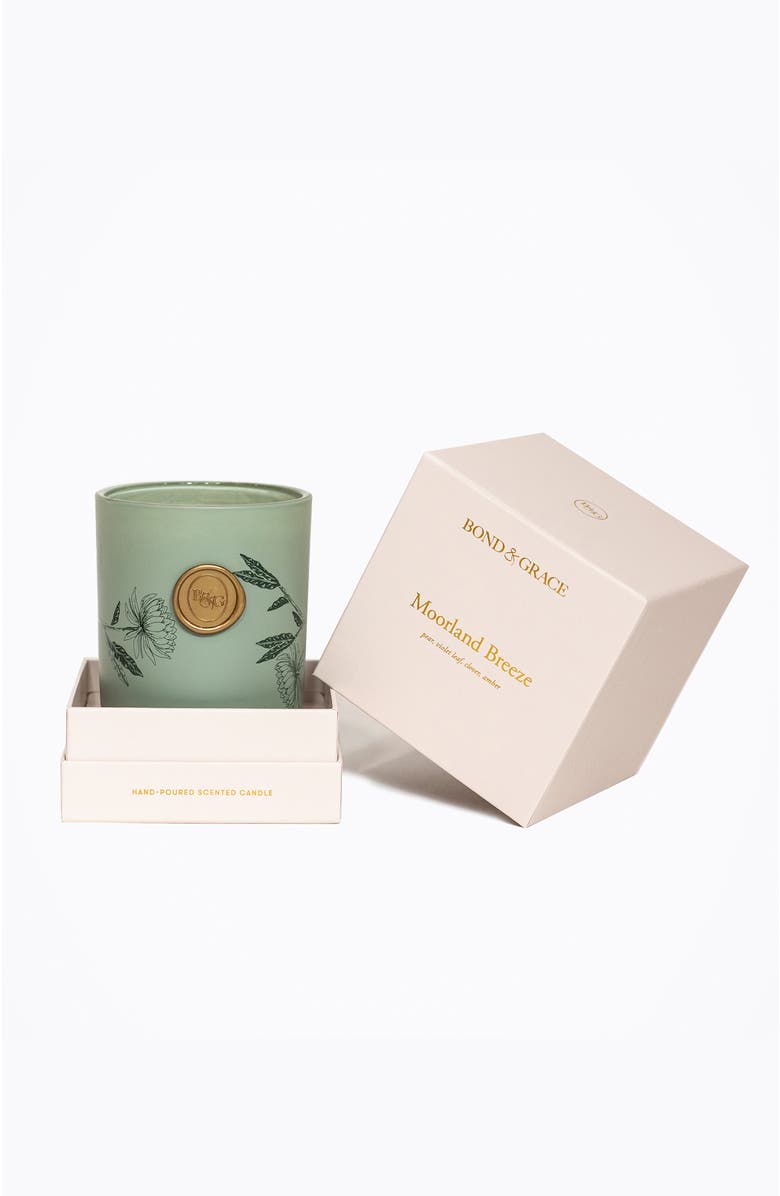 Bond & Grace Moorland Breeze Candle, Alternate, color, Green