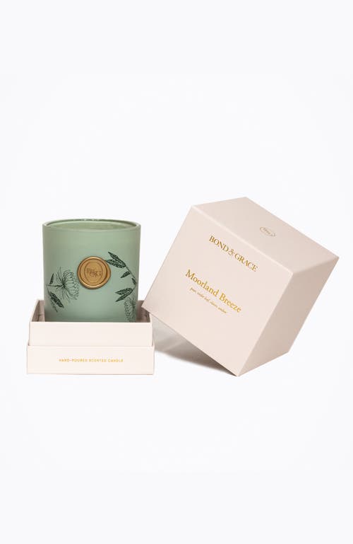 Bond & Grace Moorland Breeze Candle In Green