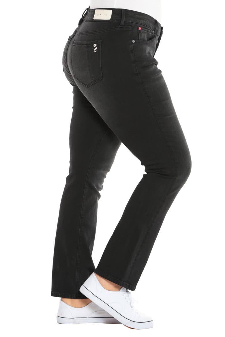 Straight Leg Jeans, Alternate, color, BLACK
