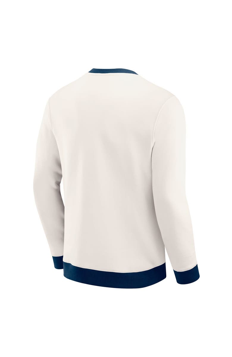 Darius Rucker Collection by Fanatics Men's Darius Rucker Collection by Fanatics  Cream Chicago Bears Colorblock Pullover Sweatshirt, Alternate, color, Cream