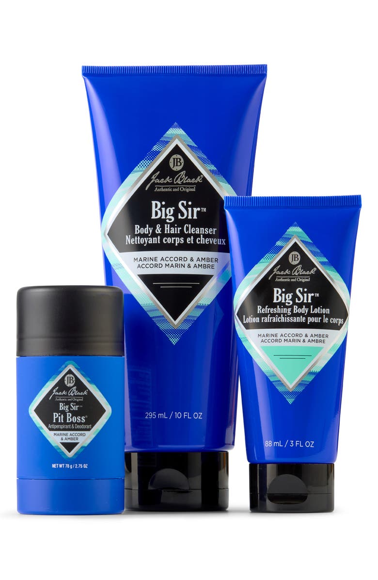 Jack Black The Big Sir<sup>™</sup> Cleanser, Lotion & Deodorant Set (Limited Edition) $60 Value, Alternate, color, 
