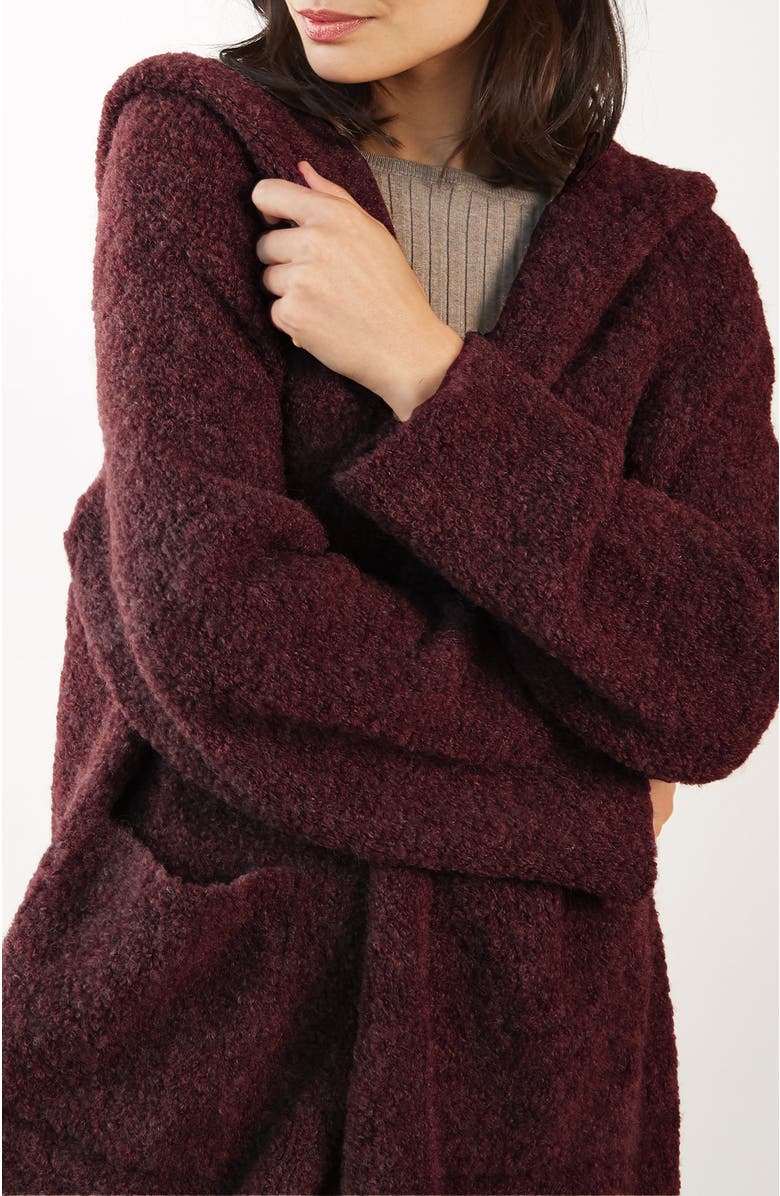 oyun Hooded Duster, Alternate, color, Dark Sepia