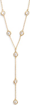Nordstrom Cubic Zirconia Station Y Necklace