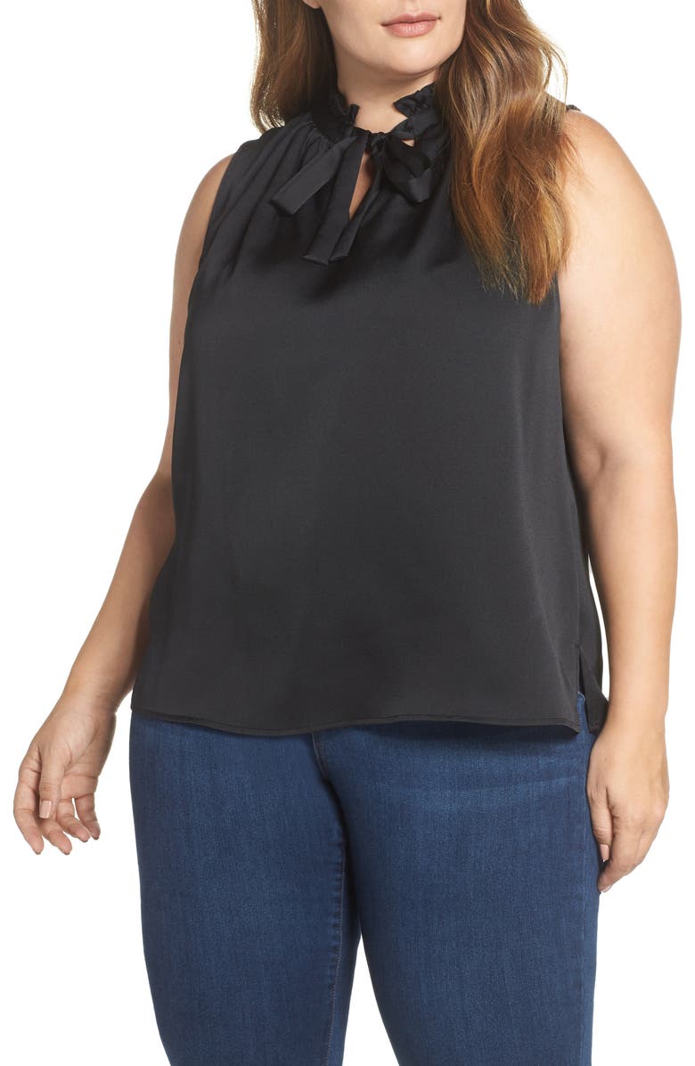 CeCe Ruffled Tie Neck Blouse, Main, color, 