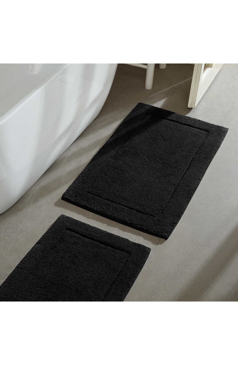 Calvin Klein Essence Solid Bath Mat, Alternate, color, Black