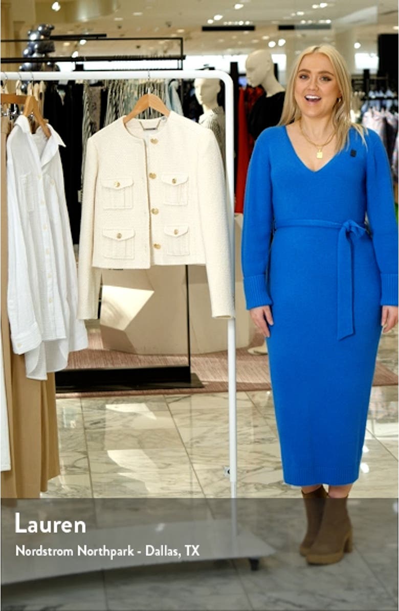 Cremla Bouclé Crop Jacket, sales video thumbnail