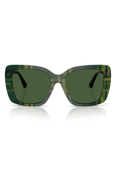 54mm Square Sunglasses