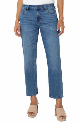 Liverpool Los Angeles Kennedy Mid Rise Ankle Straight Leg Jeans